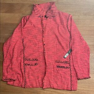 NIC+ZOE Coral Knit Sweater